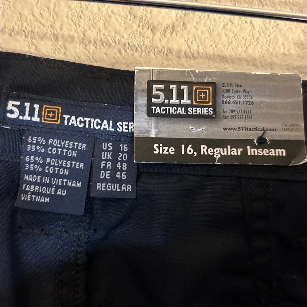 Women's Size 16 Tactical Pants Dark Navy Ripstop Firefighter and Emergency Srvc - Picture 7 of 13